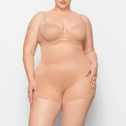 BARELY THERE HIGH-WAISTED SHORTIE | CLAY