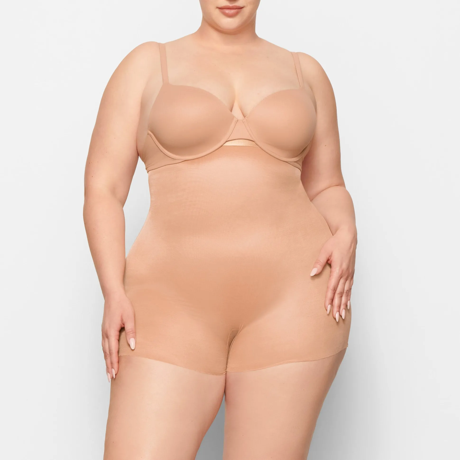 BARELY THERE HIGH-WAISTED SHORTIE | CLAY