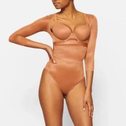 BARELY THERE OPEN BUST ARM SHAPER | BRONZE