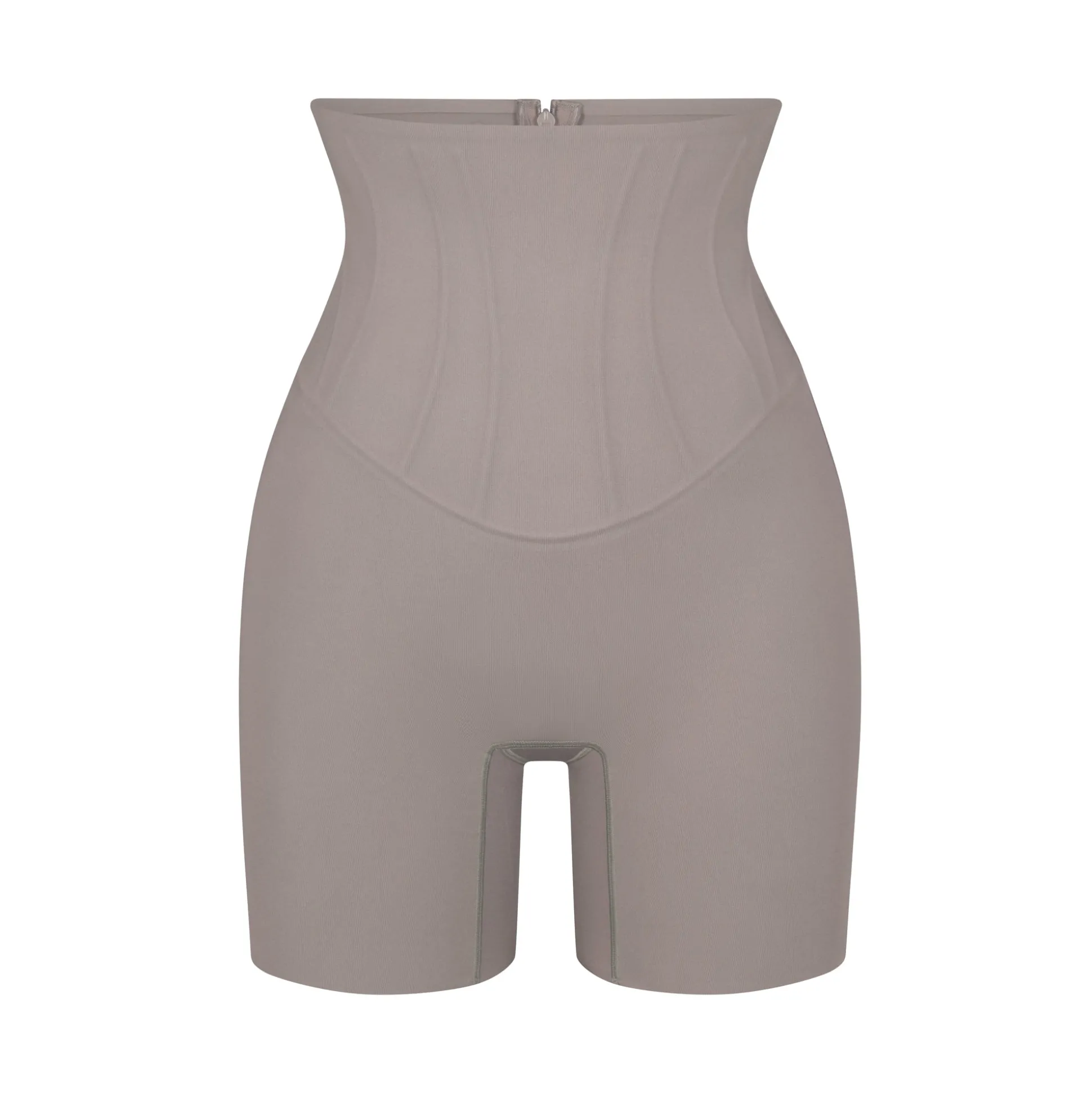 BONDED CORSET SHORT | STEEL
