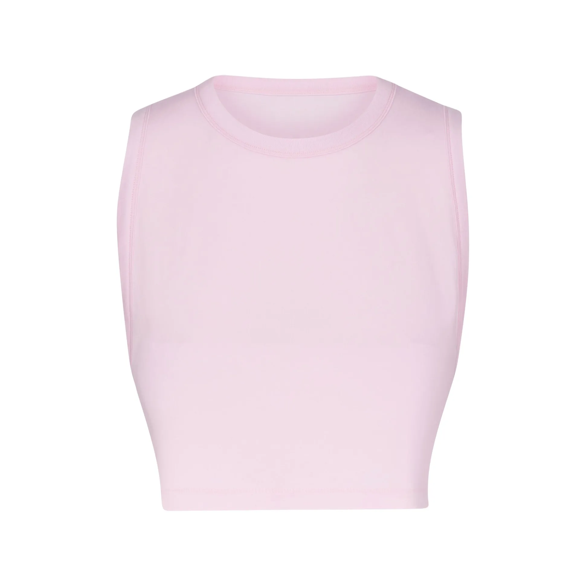 BOYFRIEND CROP TANK | CHERRY BLOSSOM