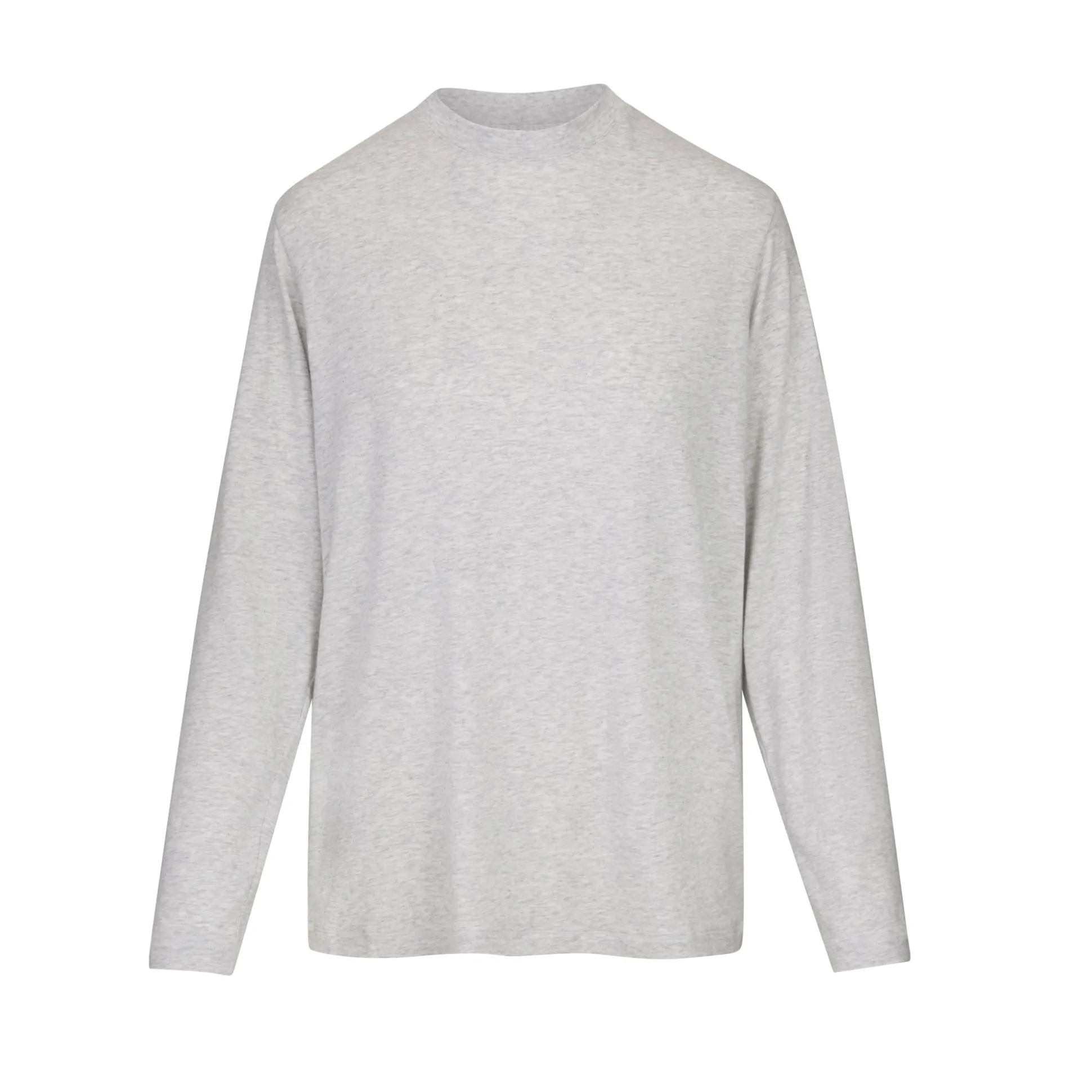 BOYFRIEND LONG SLEEVE T-SHIRT | LIGHT HEATHER GREY