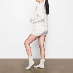BOYFRIEND LONG SLEEVE T-SHIRT | MARBLE