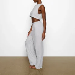 BOYFRIEND LOOSE PANT | LIGHT HEATHER GREY