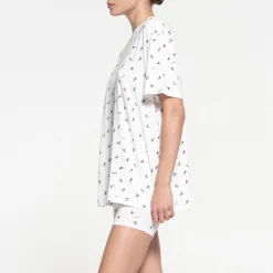 BOYFRIEND T-SHIRT AND BOXER SET | SKI PRINT