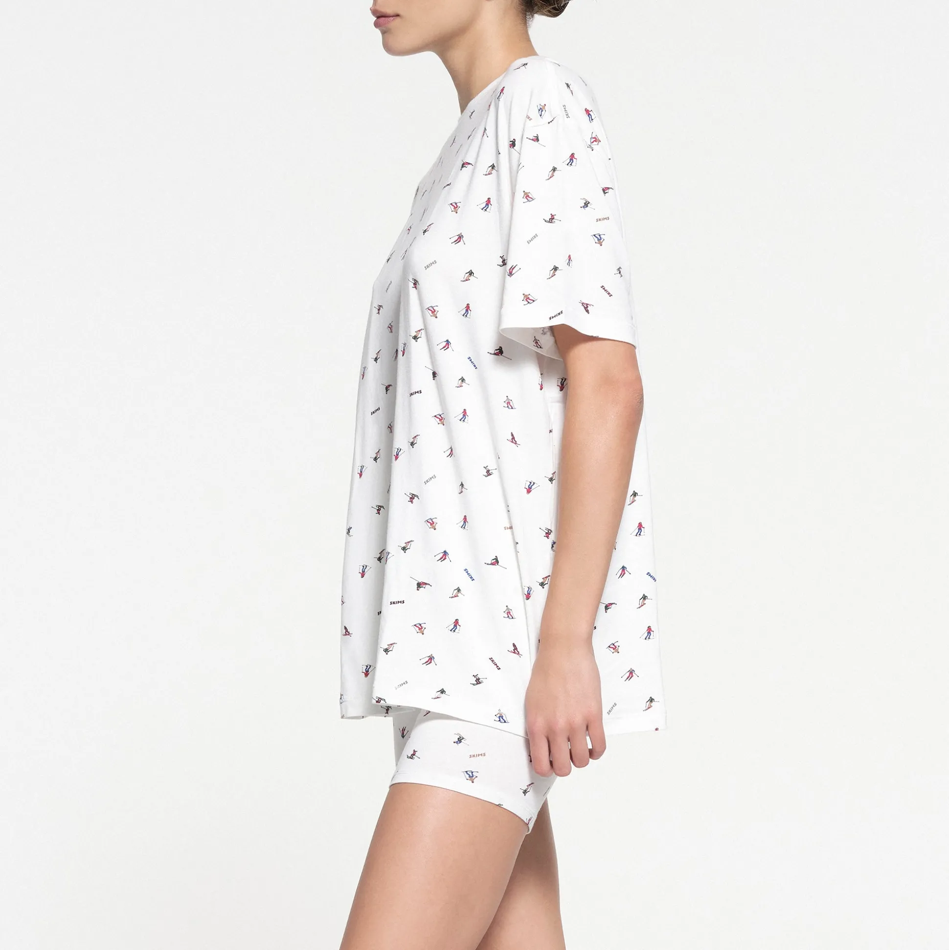 BOYFRIEND T-SHIRT AND BOXER SET | SKI PRINT