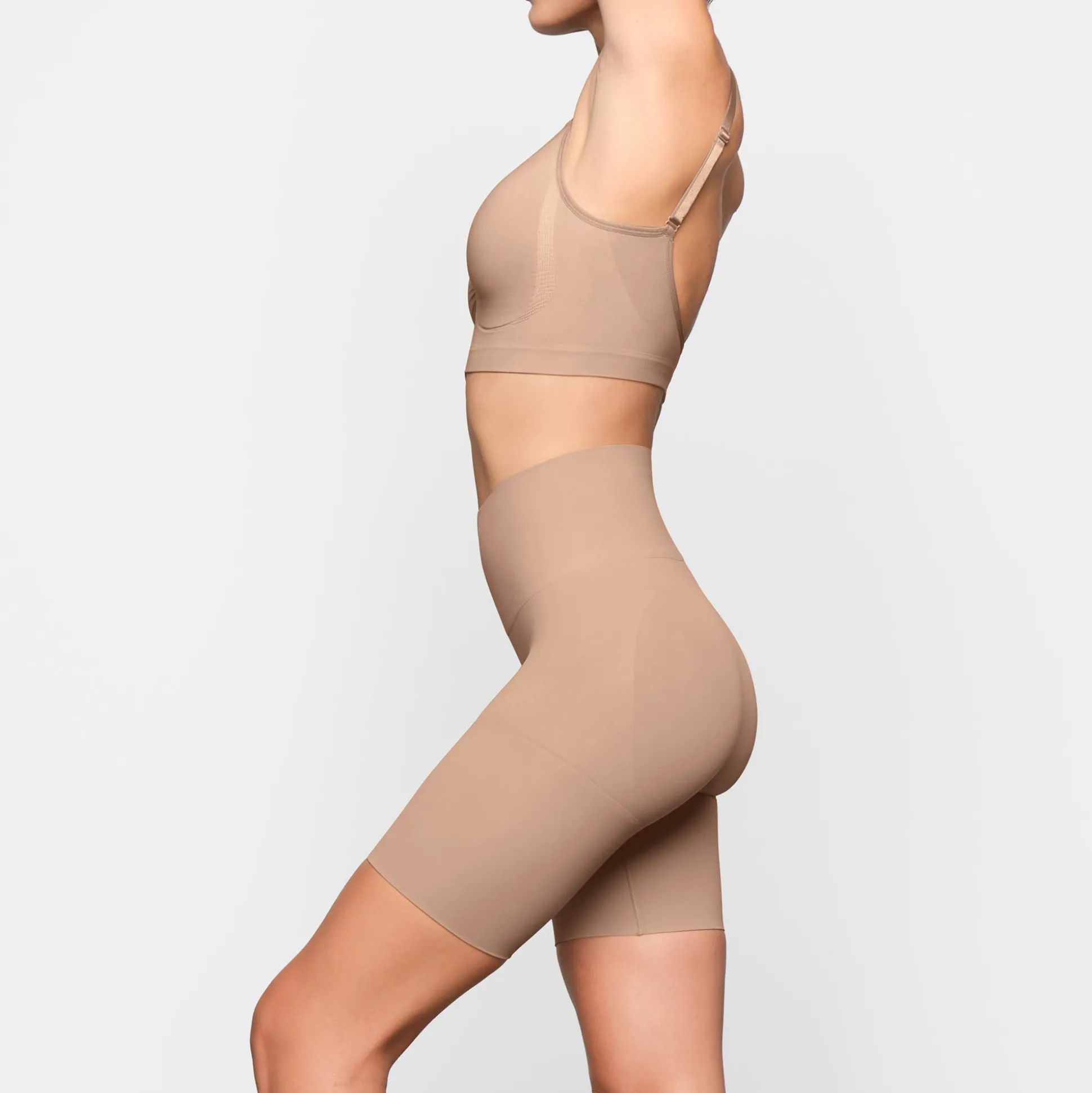 BUTT ENHANCING SHORT | CLAY