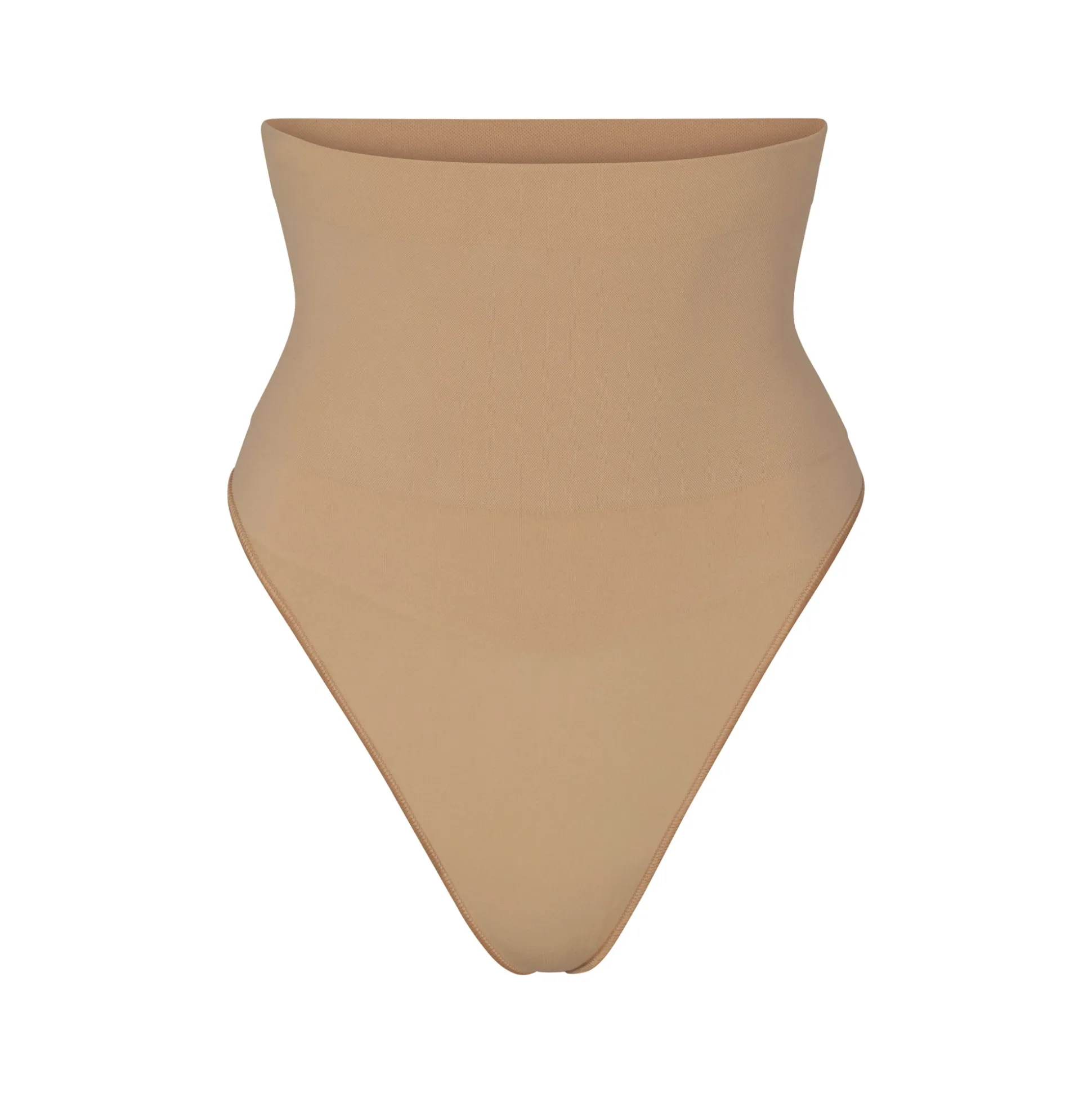 CORE CONTROL HIGH-WAISTED THONG | OCHRE