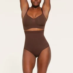 CORE CONTROL HIGH-WAISTED BRIEF | COCOA