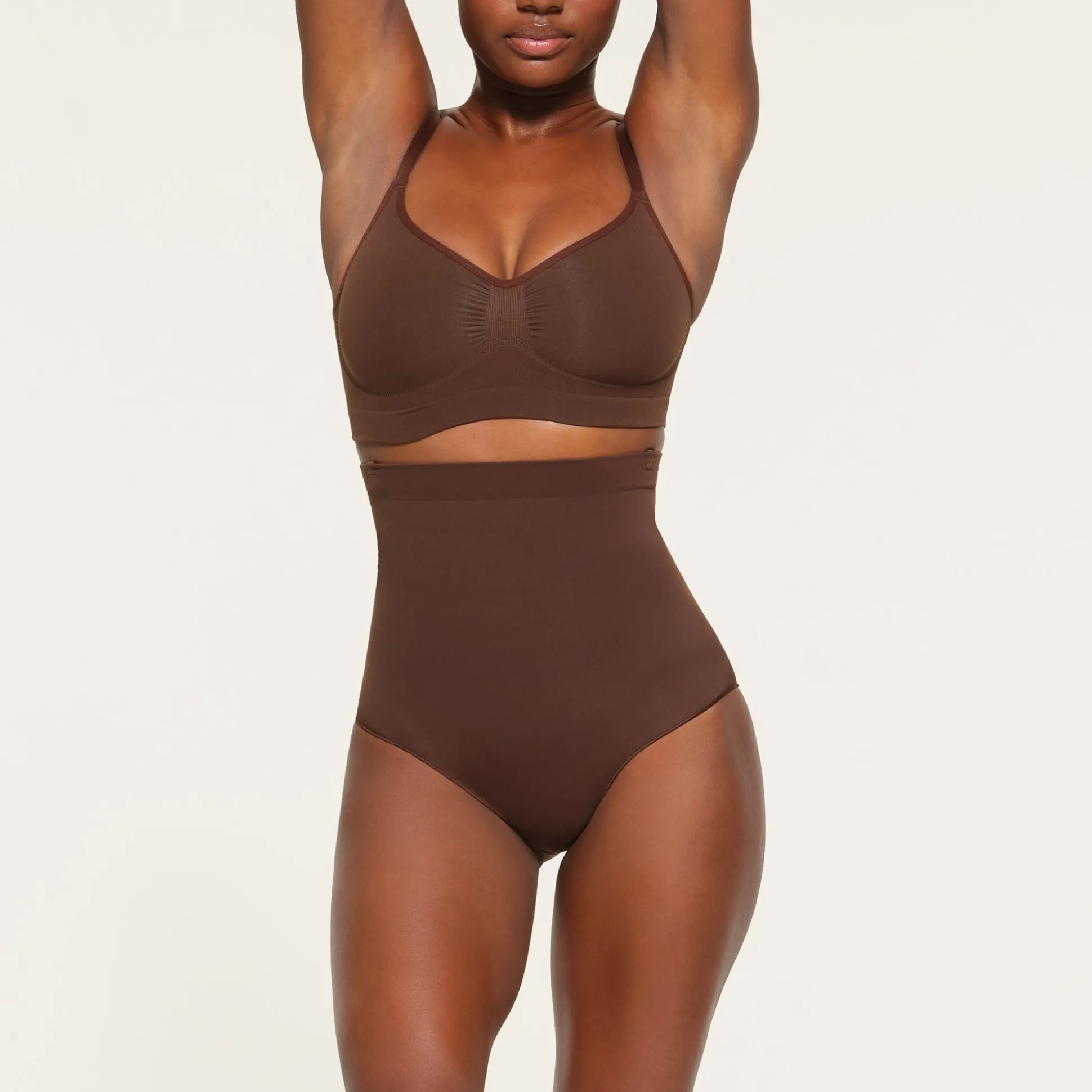 CORE CONTROL HIGH-WAISTED BRIEF | COCOA