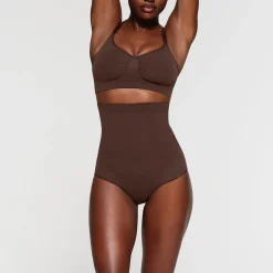 CORE CONTROL HIGH-WAISTED BRIEF | ESPRESSO