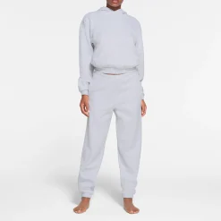 COTTON FLEECE CLASSIC JOGGER | LIGHT HEATHER GREY