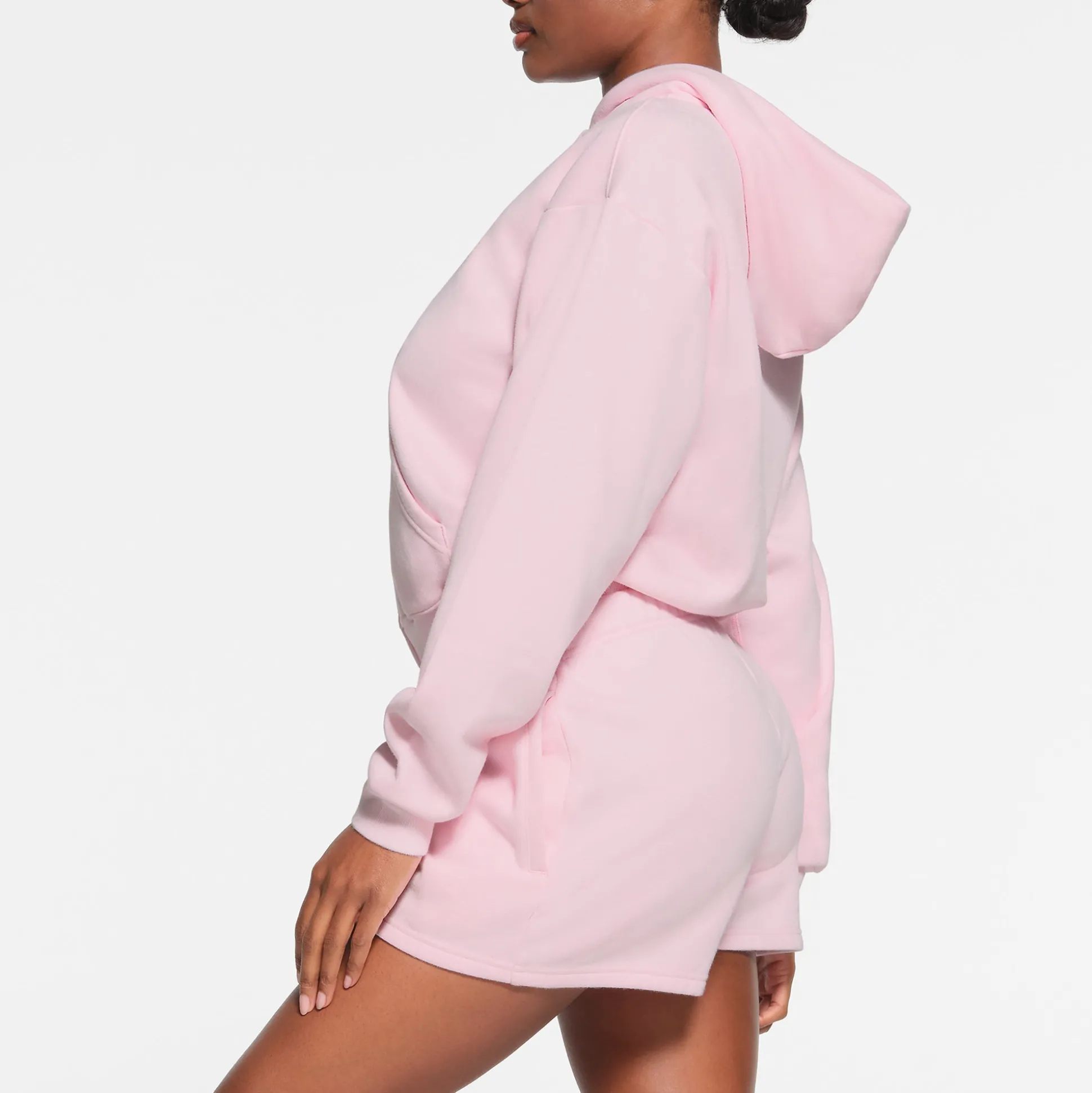 COTTON FLEECE CLASSIC SHORT | CHERRY BLOSSOM