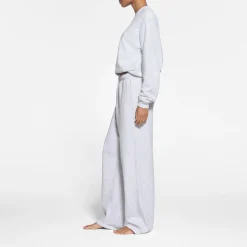 COTTON FLEECE CLASSIC STRAIGHT LEG PANT | LIGHT HEATHER GREY