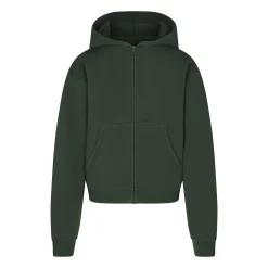 COTTON FLEECE CLASSIC ZIP UP HOODIE | SPRUCE