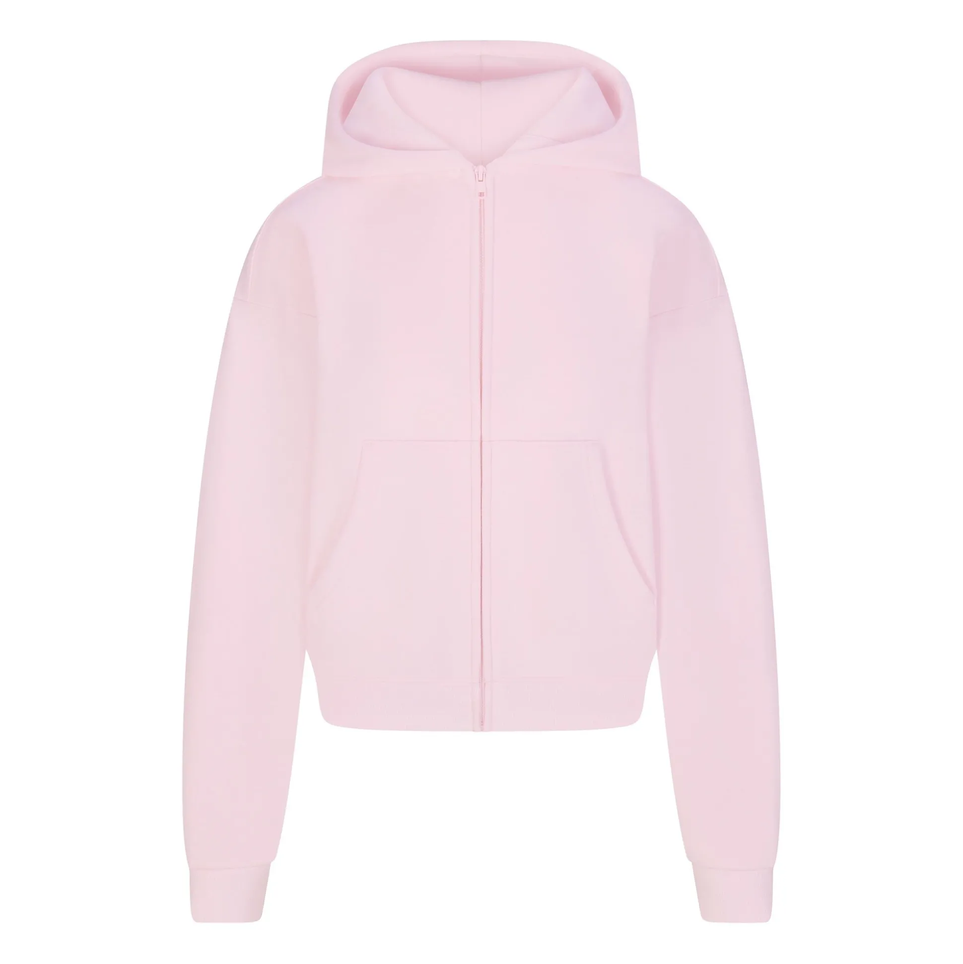 COTTON FLEECE CLASSIC ZIP UP HOODIE | CHERRY BLOSSOM