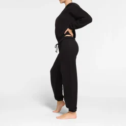COTTON FLEECE JOGGER | ONYX