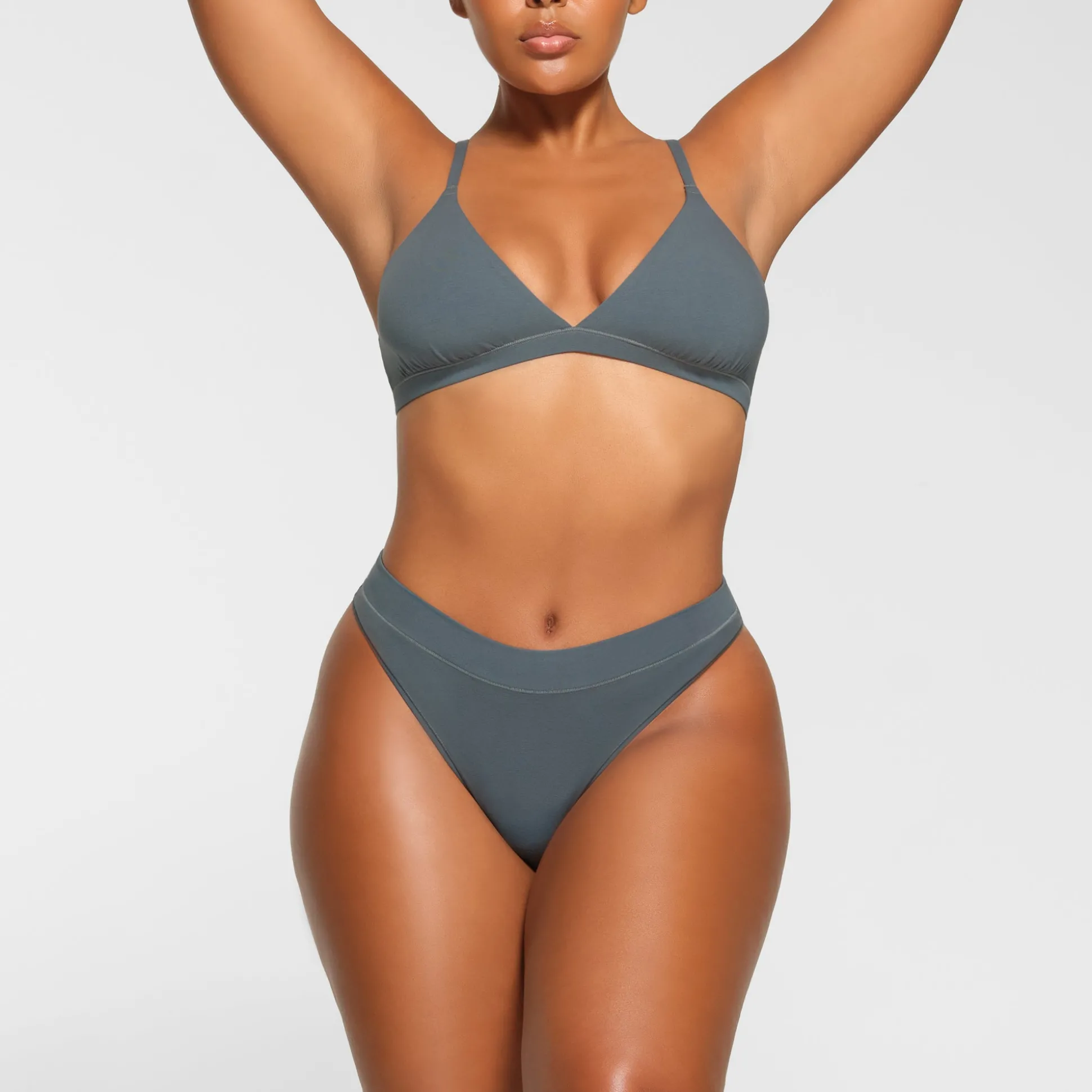 COTTON JERSEY CHEEKY TANGA | KYANITE