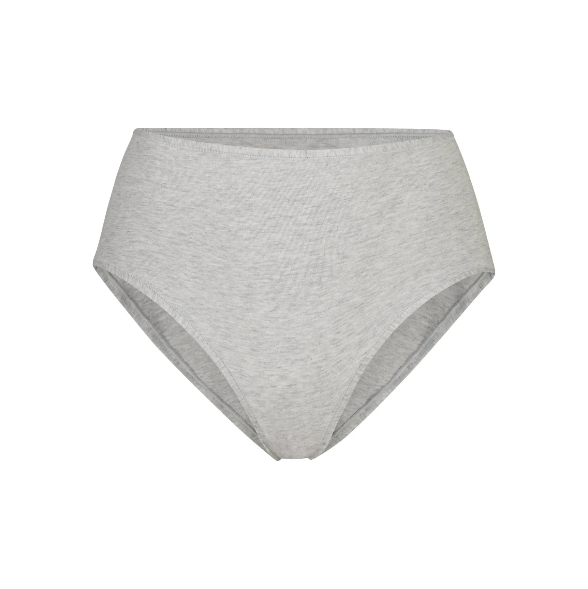 COTTON JERSEY FULL BRIEF | LIGHT HEATHER GREY