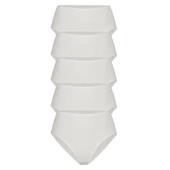 COTTON JERSEY FULL BRIEF 5-PACK | BONE