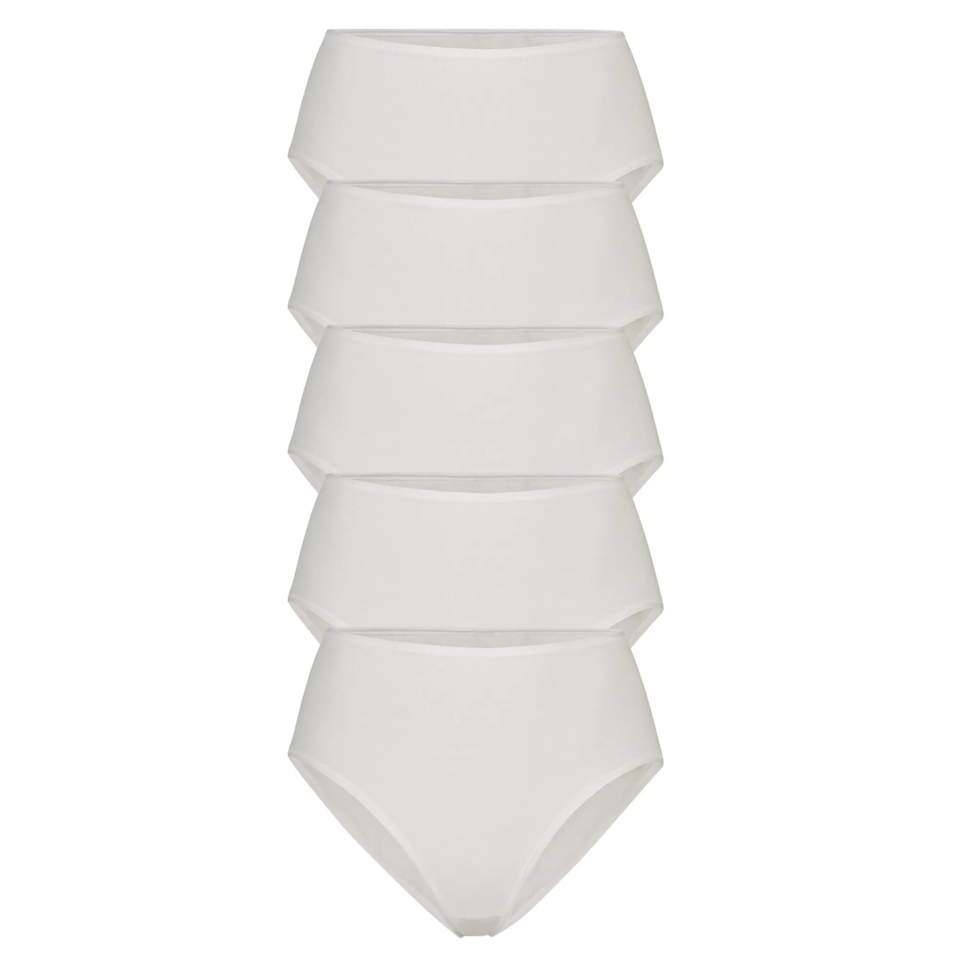 COTTON JERSEY FULL BRIEF 5-PACK | BONE