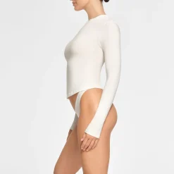 COTTON JERSEY LONG SLEEVE T-SHIRT | MARBLE