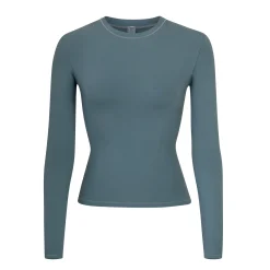 COTTON JERSEY LONG SLEEVE T-SHIRT | KYANITE