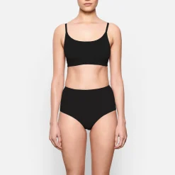 COTTON JERSEY SCOOP BRALETTE | SOOT