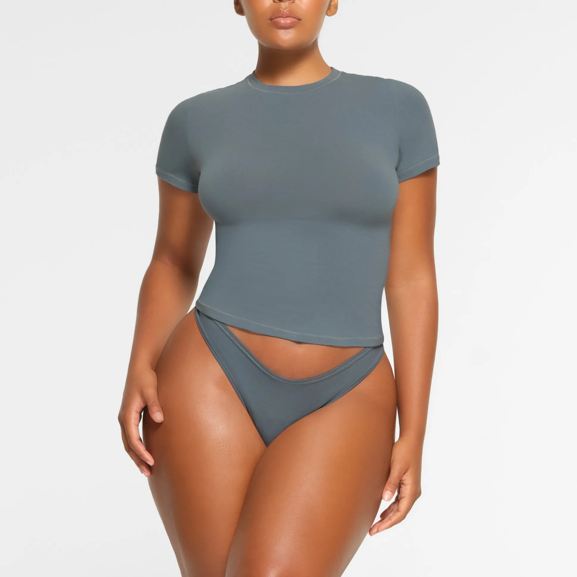 COTTON JERSEY T-SHIRT | KYANITE