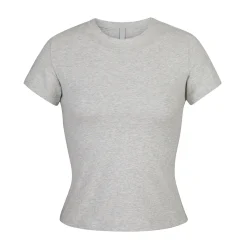 COTTON JERSEY T-SHIRT | LIGHT HEATHER GREY