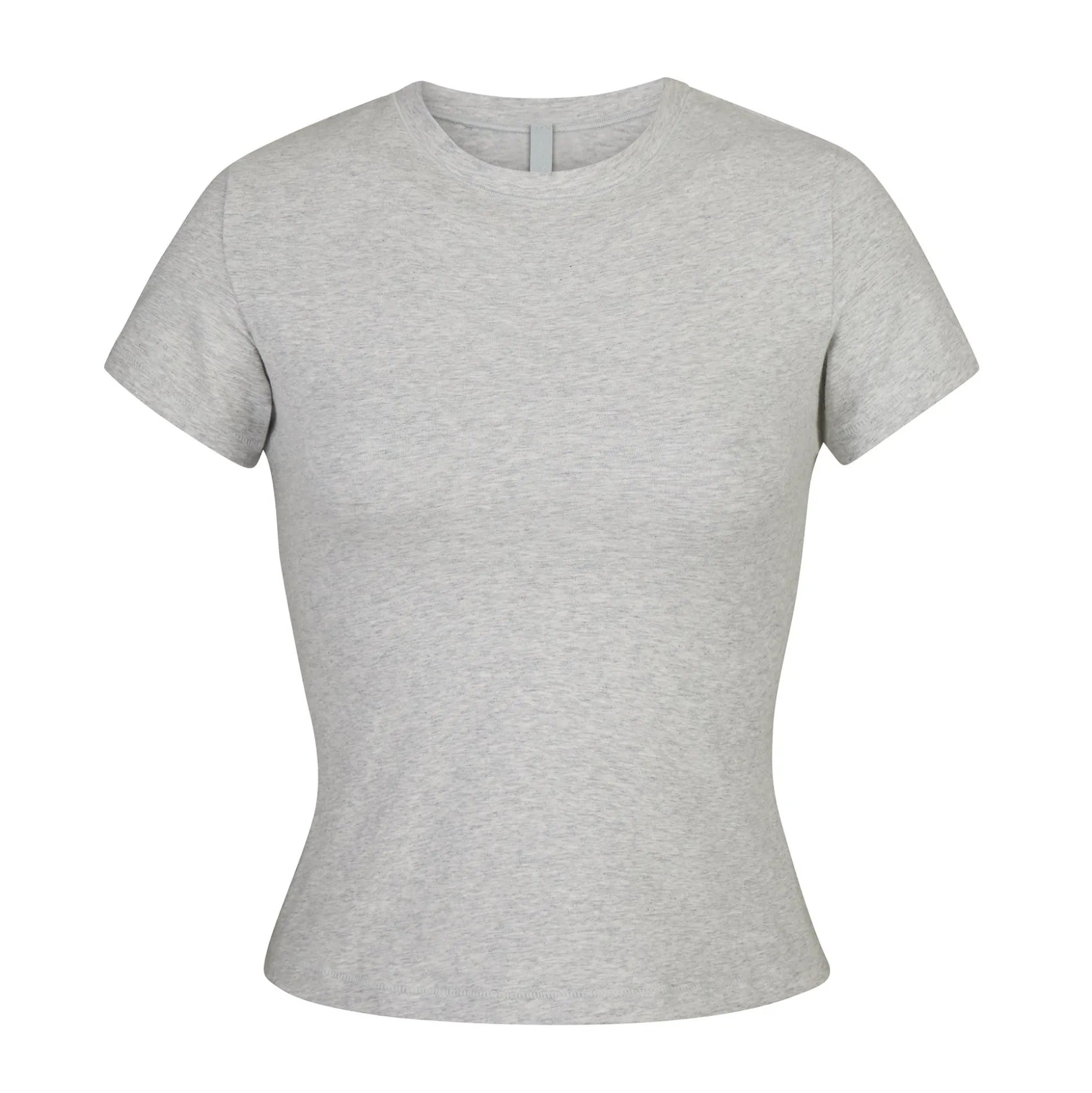 COTTON JERSEY T-SHIRT | LIGHT HEATHER GREY