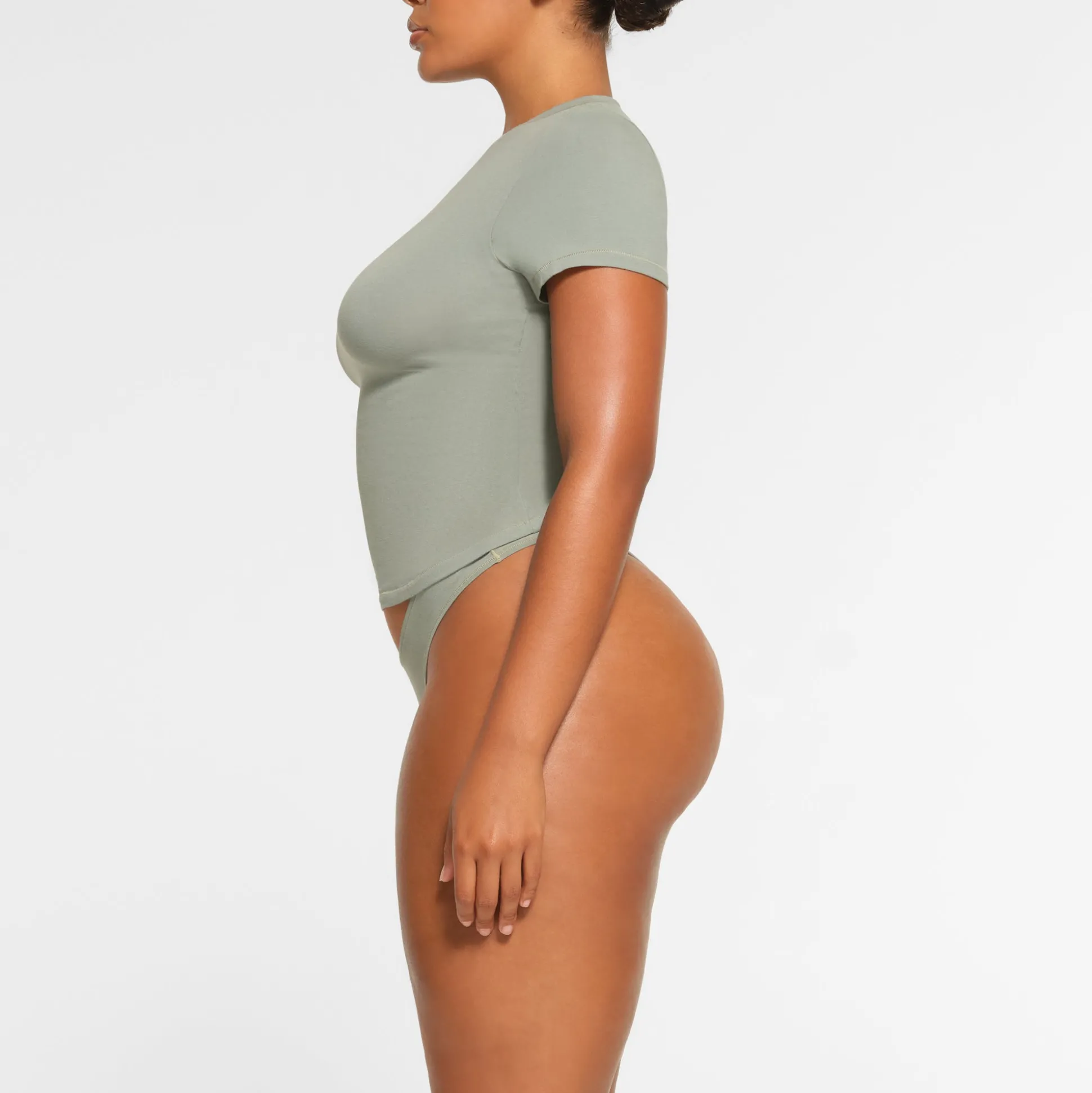 COTTON JERSEY T-SHIRT | MINERAL