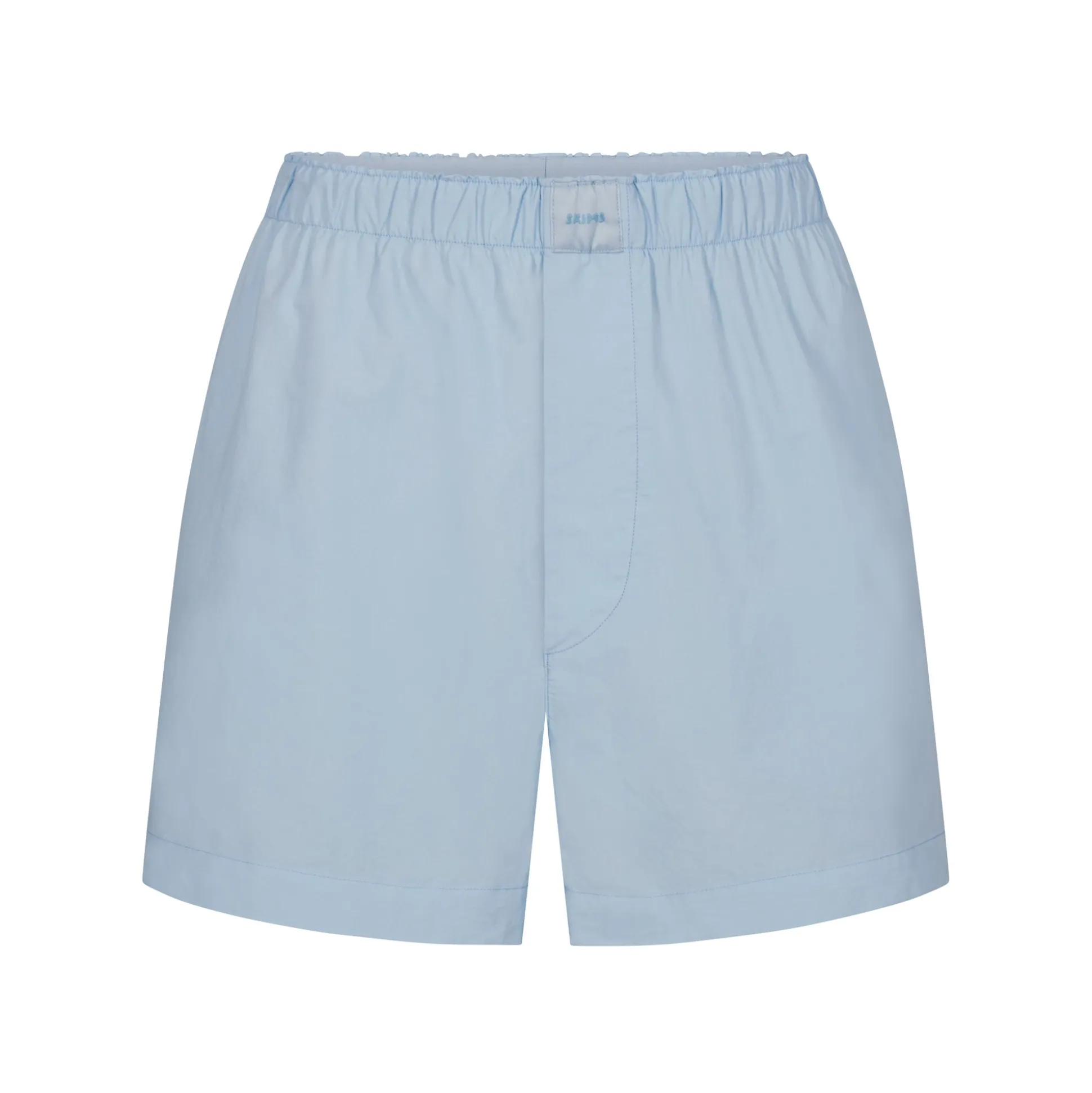 COTTON POPLIN SLEEP SHORT | GLACIER