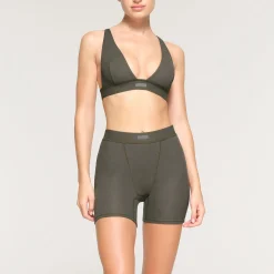COTTON RIB BOXER | JUNIPER