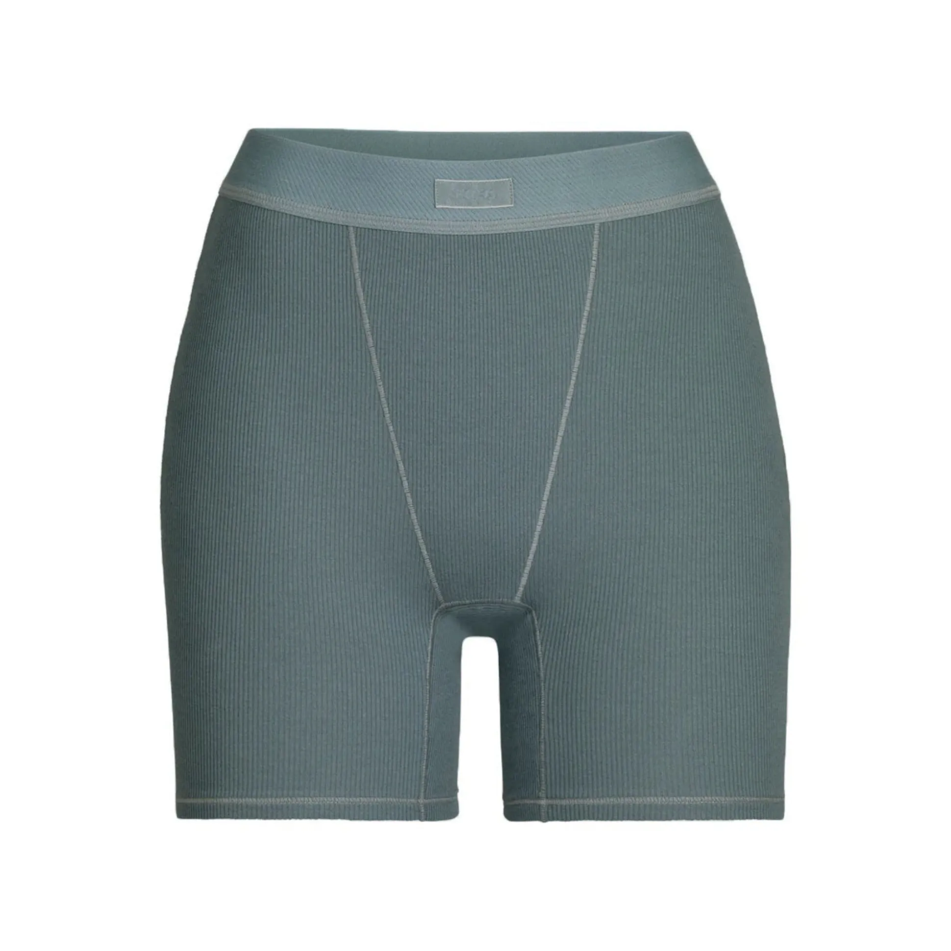 COTTON RIB BOXER | KYANITE