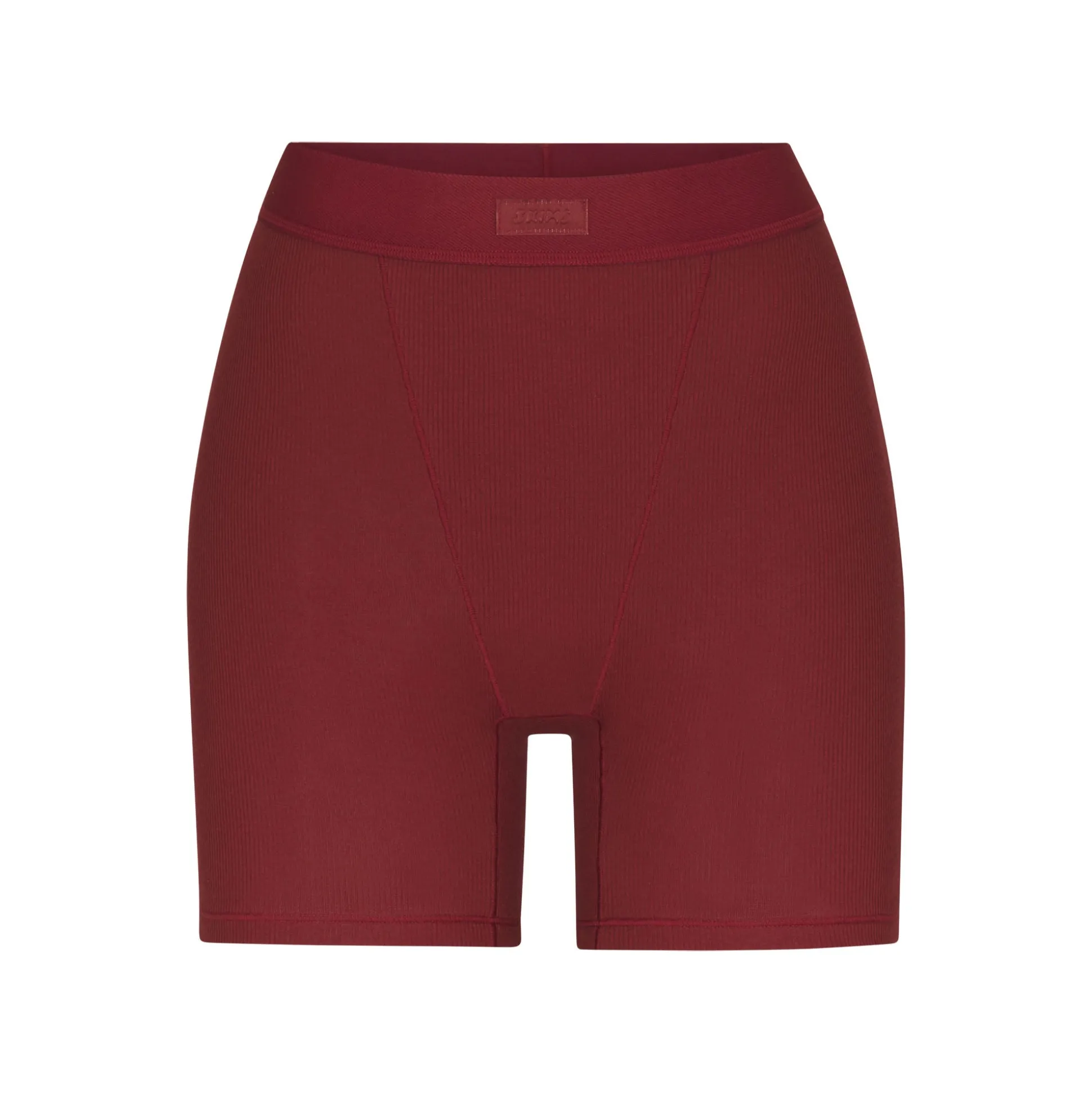 COTTON RIB BOXER | SANGRIA