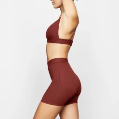 COTTON RIB BOXER | SANGRIA