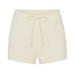 COTTON RIB DRAWSTRING SHORT | BONE