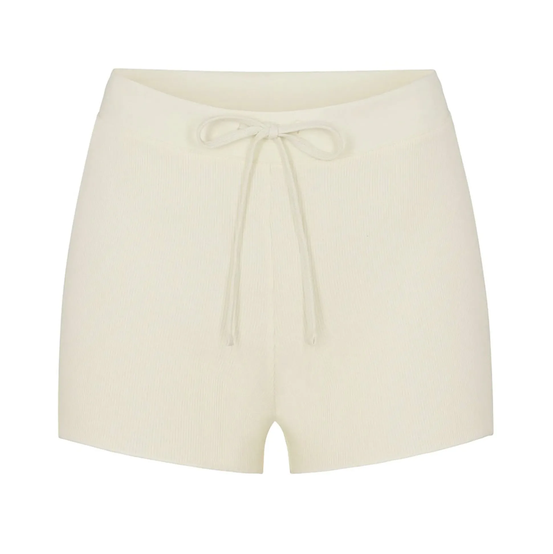 COTTON RIB DRAWSTRING SHORT | BONE