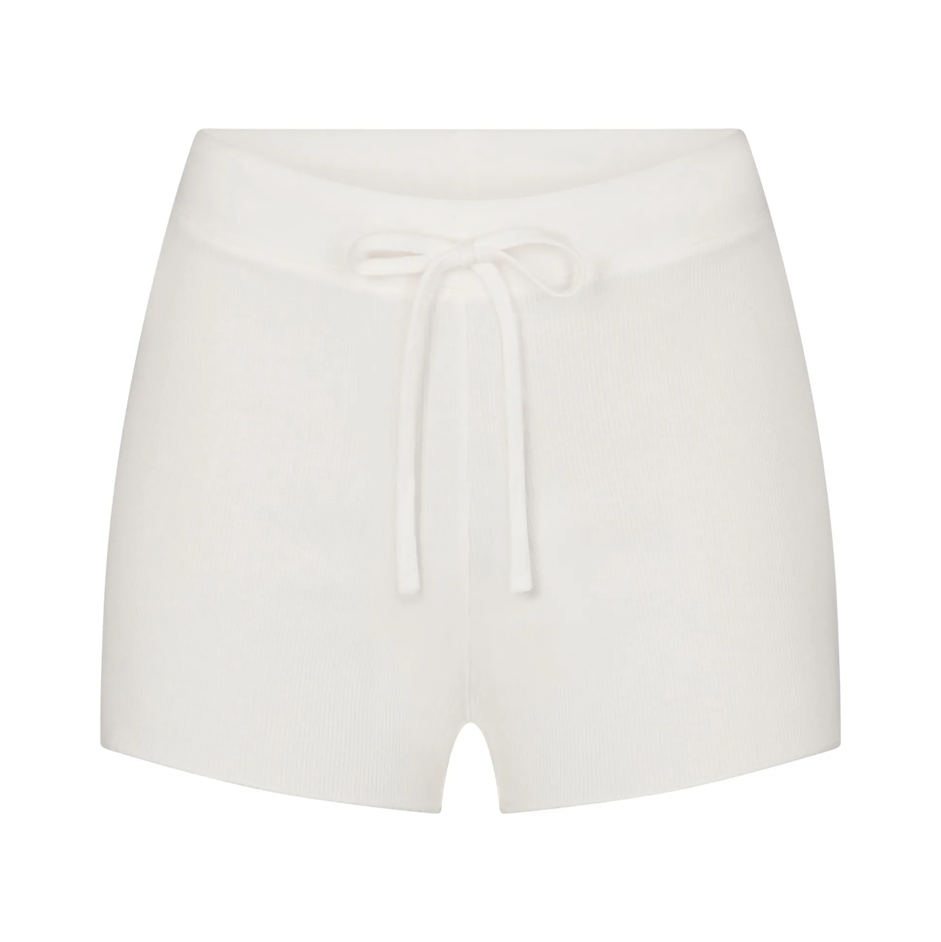 COTTON RIB DRAWSTRING SHORT | MARBLE
