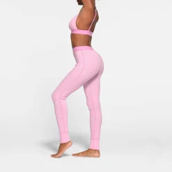 COTTON RIB LEGGING | BUBBLE GUM