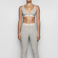 COTTON RIB LEGGING | MINERAL