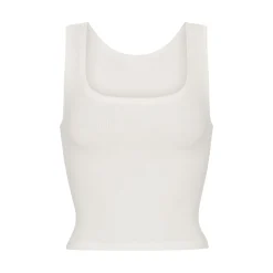 COTTON RIB TANK | MARBLE
