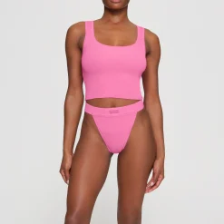 COTTON RIB TANK | SUGAR PINK