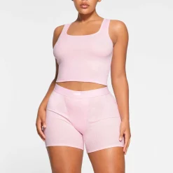 COTTON RIB TANK 3-PACK | HOT PINK MULTI