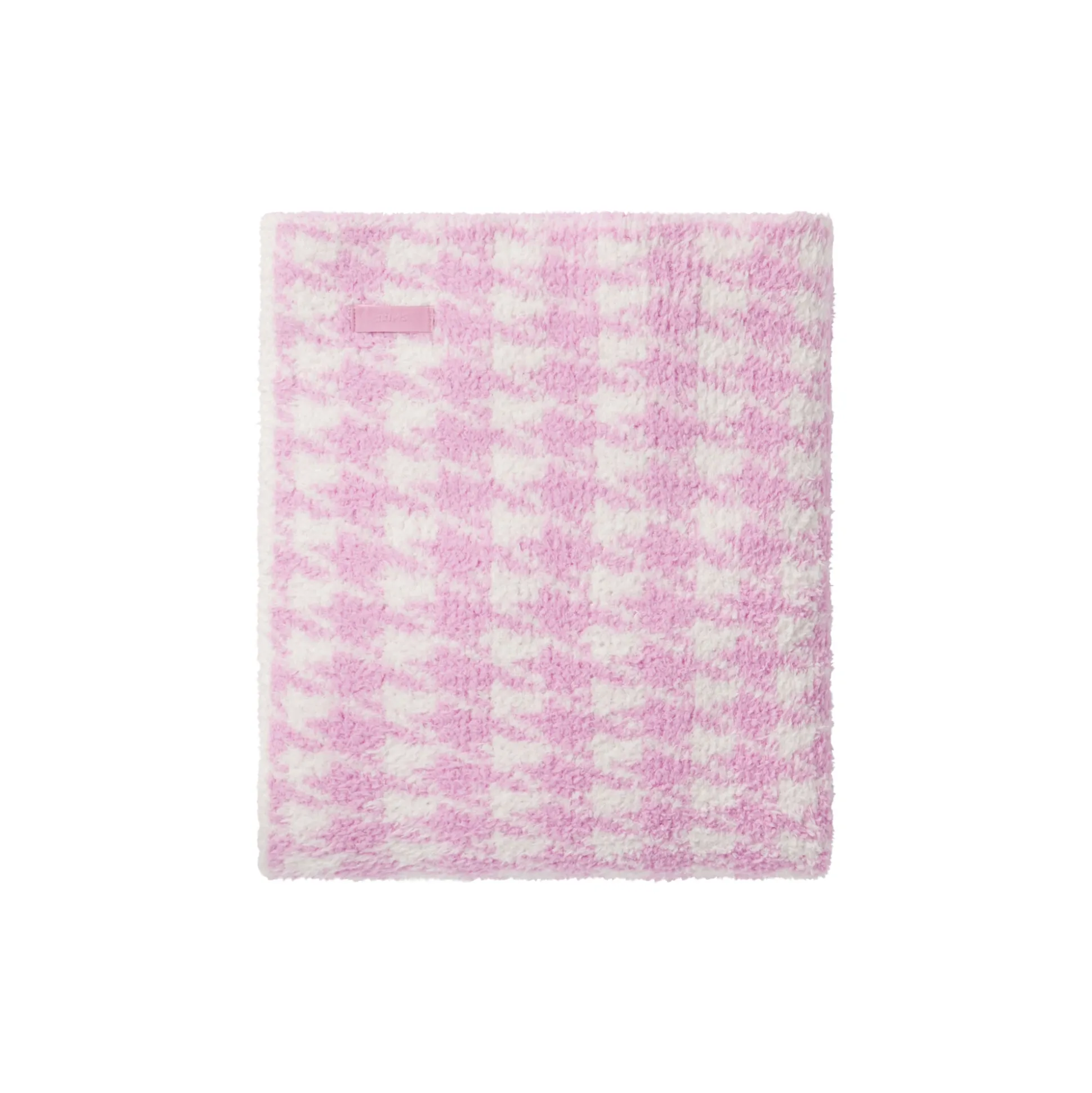 COZY KNIT BLANKET | PETAL HOUNDSTOOTH