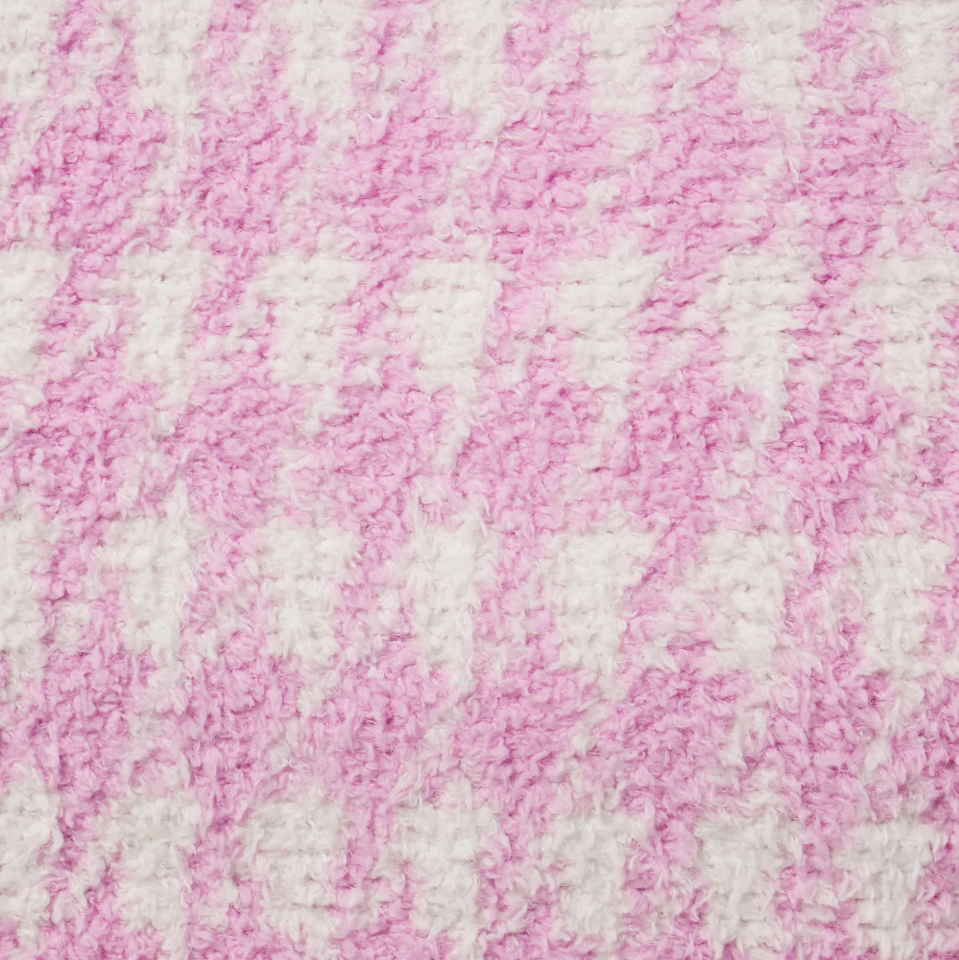COZY KNIT BLANKET | PETAL HOUNDSTOOTH