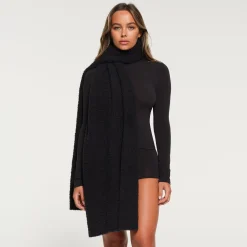 COZY KNIT SCARF | ONYX