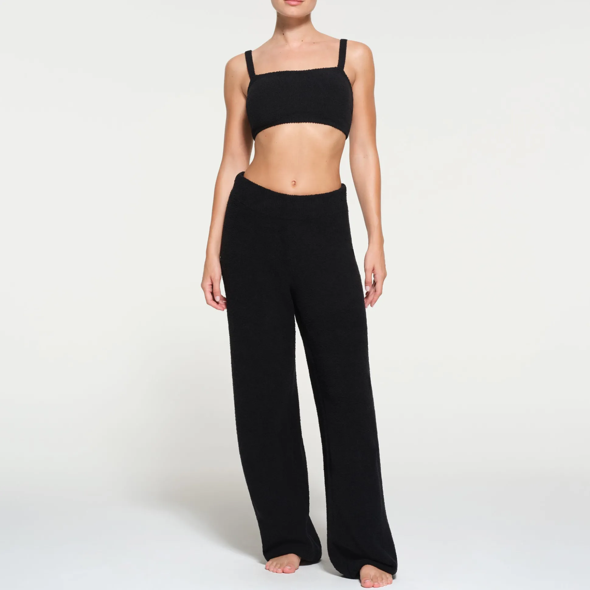 COZY KNIT STRAIGHT LEG PANT | ONYX
