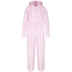 COZY KNIT UNISEX ONESIE | PETAL HOUNDSTOOTH